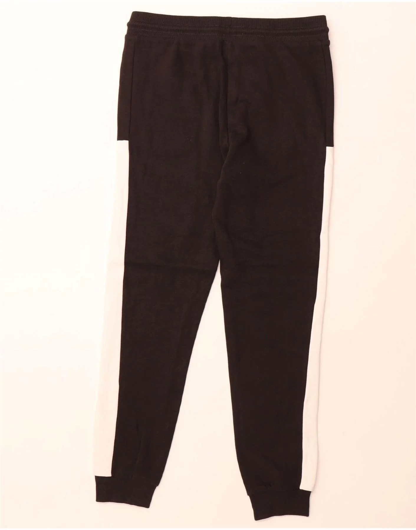 JACK & JONES Mens Tracksuit Trousers Joggers Medium Black Colourblock