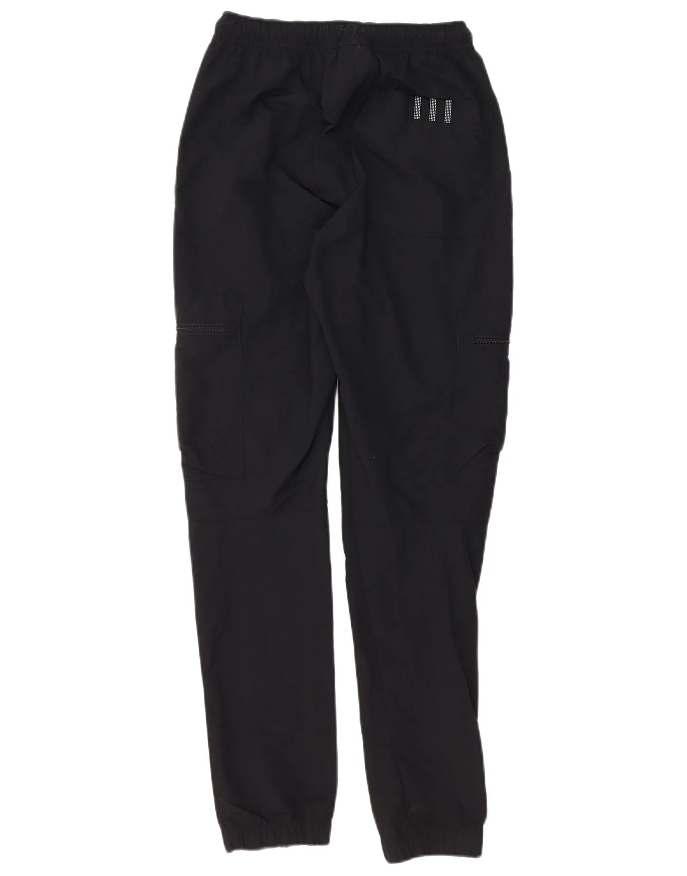 ADIDAS Mens Tracksuit Trousers Joggers XS  Black Nylon