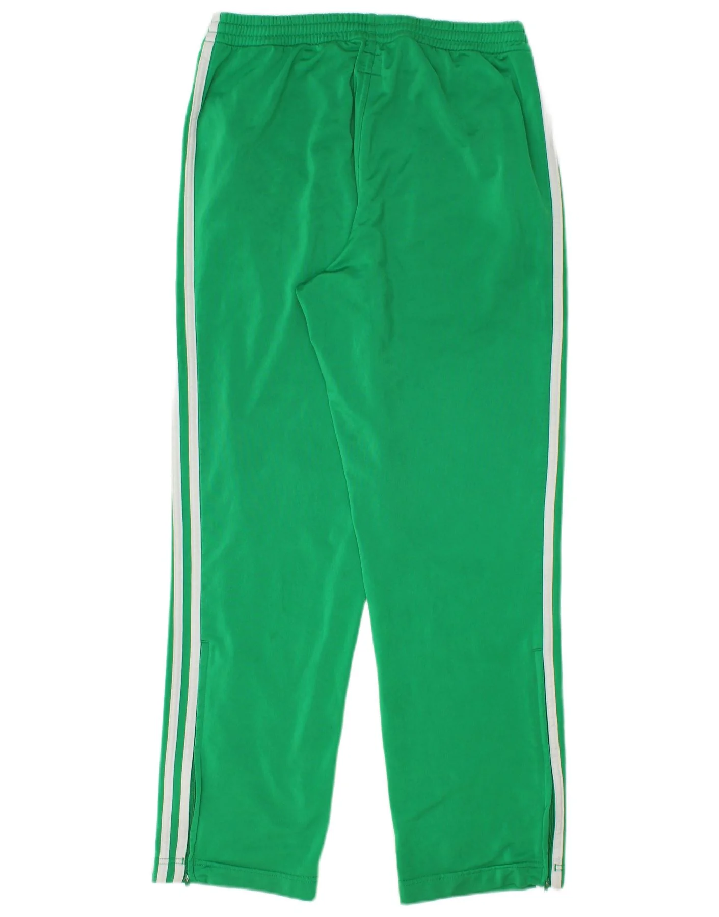ADIDAS Mens Tracksuit Trousers Medium Green Polyester