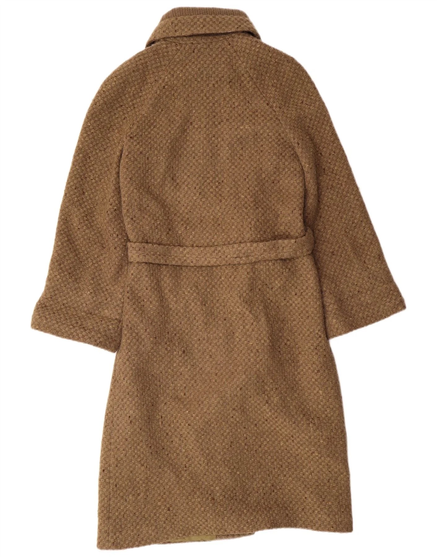 Abrigo vintage de mujer IT 42 mediano color caqui