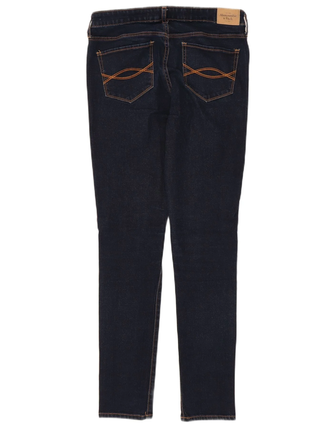 ABERCROMBIE & FITCH Womens Skinny Jeans US 6 Medium W28 L31 Navy Blue