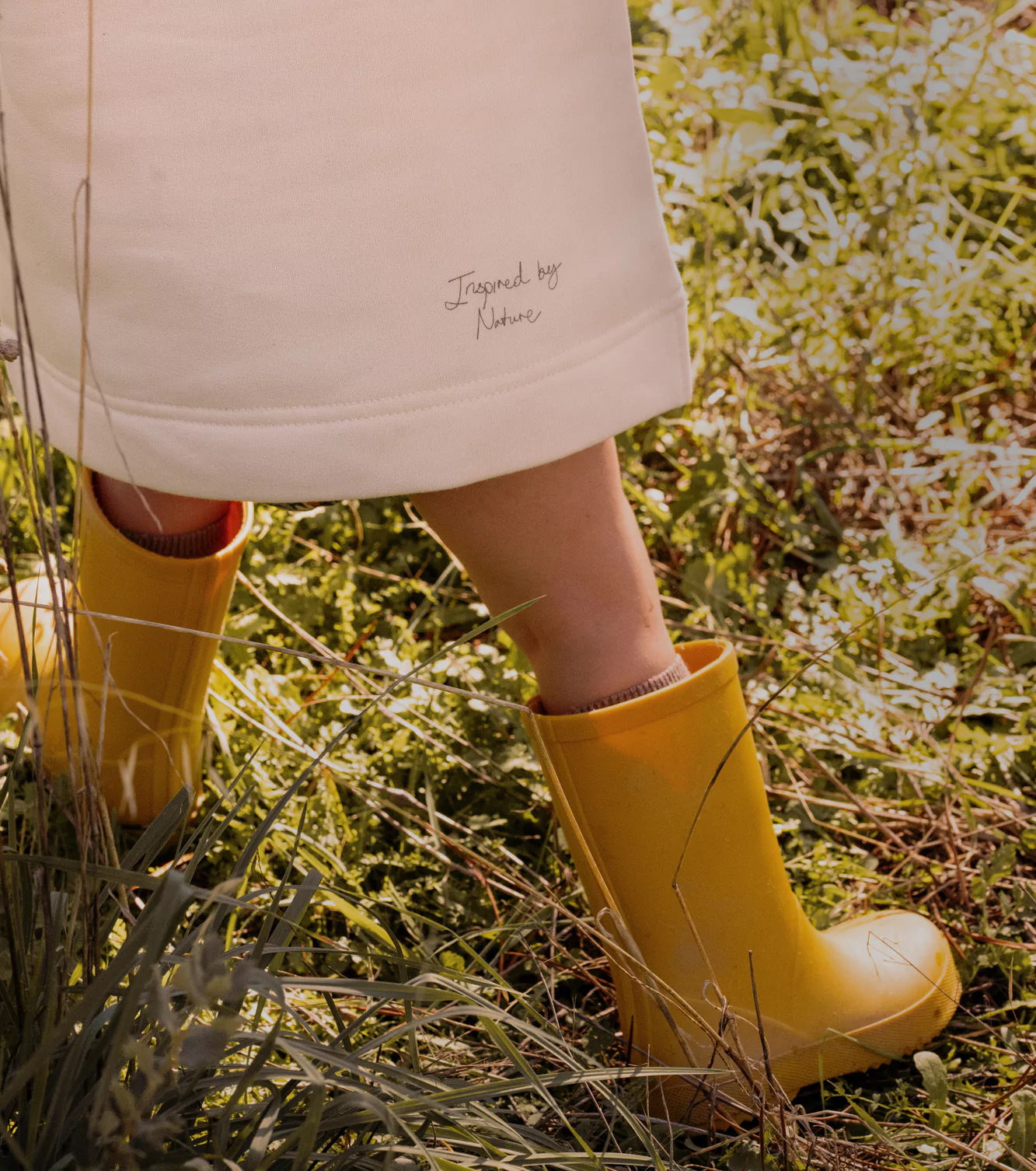 Sudadera de algodón orgánico | MU | Ecru/Marrón