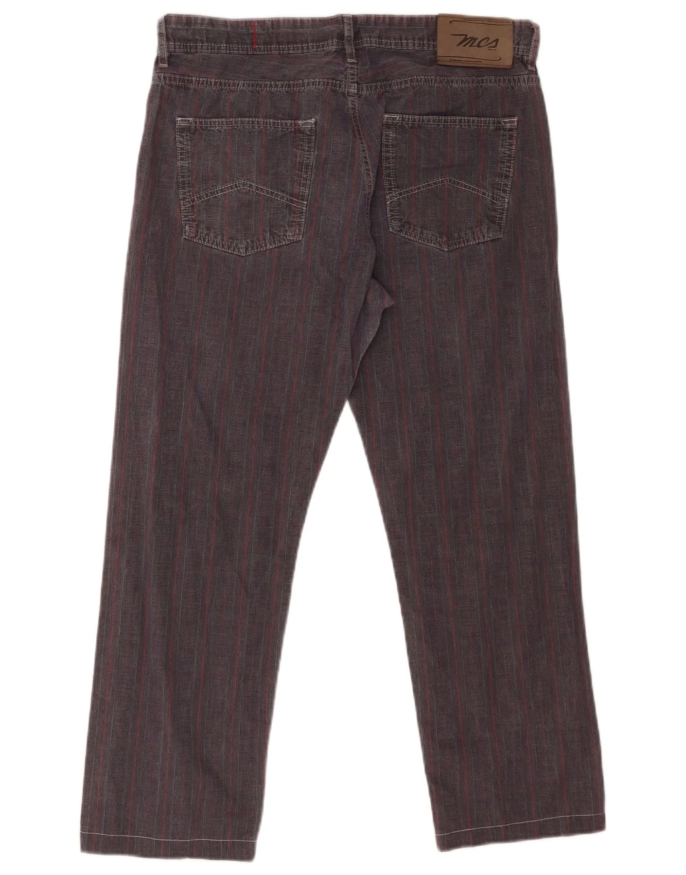 MARLBORO CLASSICS Womens Arizona Casual Trousers W34 L26 Grey Check