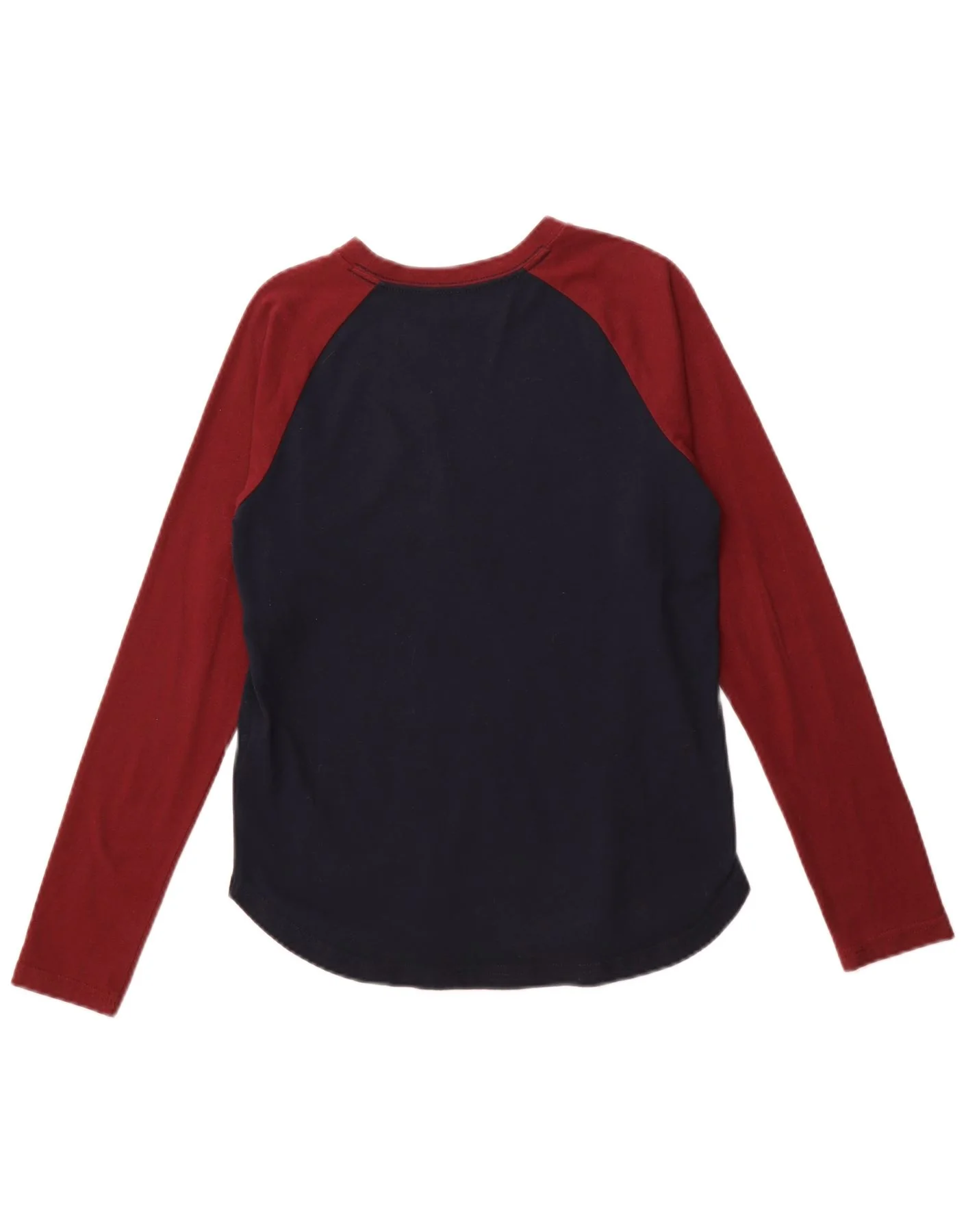 ABERCROMBIE & FITCH Camiseta estampada para niño manga larga 13-14 años Azul marino