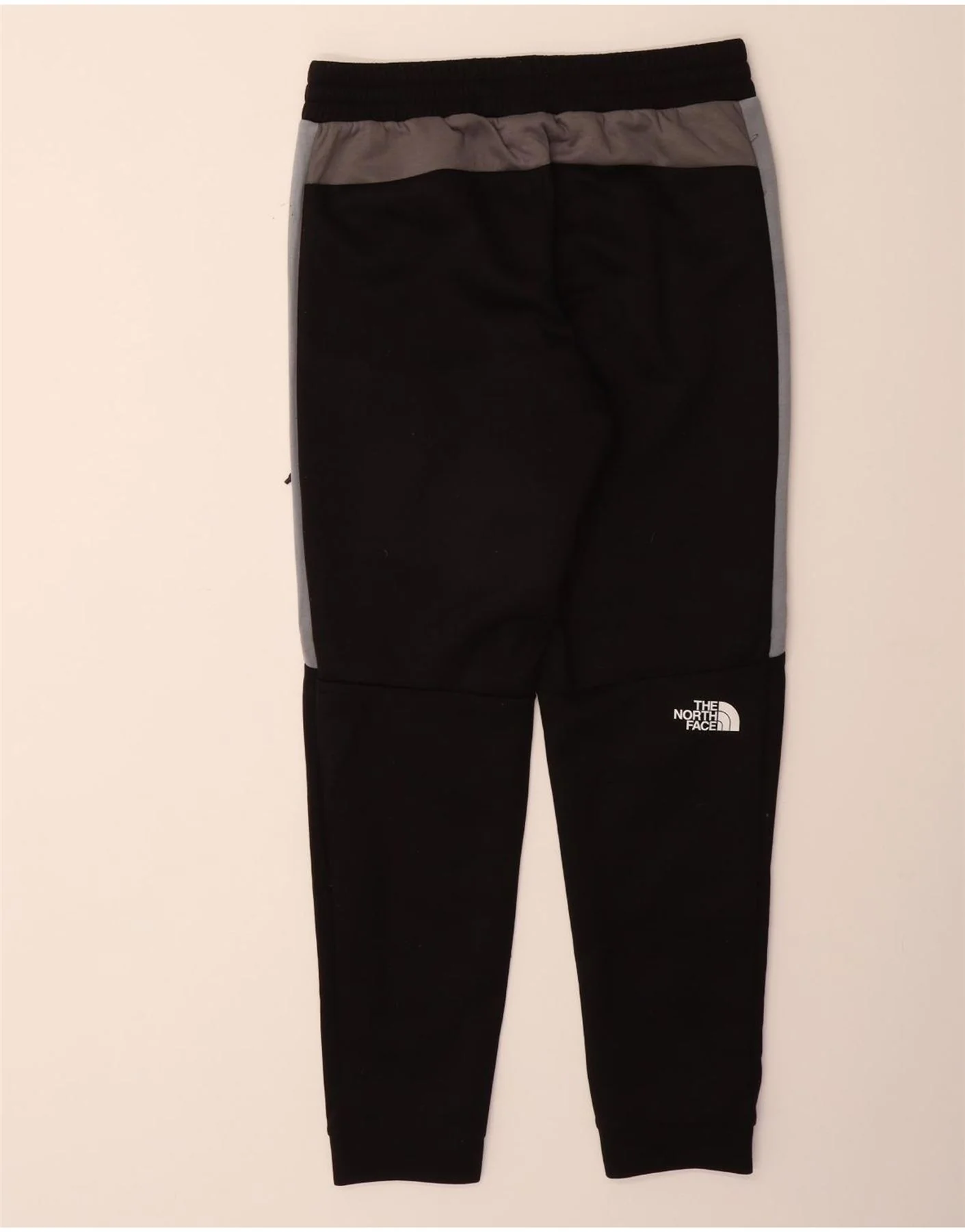 THE NORTH FACE Mens Tracksuit Trousers Joggers Small Black Colourblock
