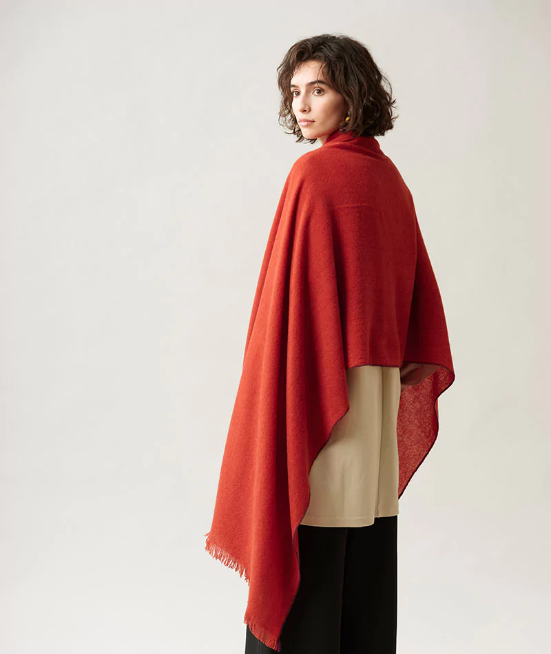 Chal Teixidors 100% cachemir Jazz III rojo