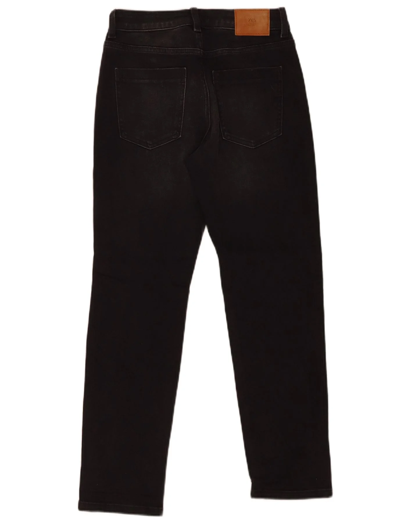 ZARA Womens Slim Jeans EU 34 2XS W24 L27 Black Cotton